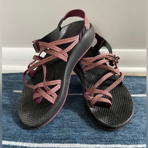 Chaco Shoes - Chaco 6M Vibram Z/1 Classic Pink Brown Sandals